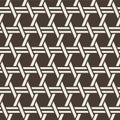 Japanese Hexagon Weave Net Vector Seamless Pattern Royalty Free Stock Photo
