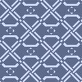 Japanese Hexagon Zigzag Weave Vector Seamless Pattern