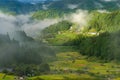 Japanese high mountain countryside farm