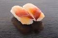 Japanese Hokki Gai Sushi Royalty Free Stock Photo