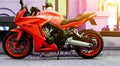 japanese honda CBR motorcycle Royalty Free Stock Photo