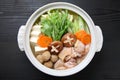 Japanese hot pot CHANKO-NABE Royalty Free Stock Photo