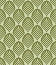 Japanese Indian Leaf Vector Seamless Pattern