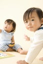 Japanese Infants Royalty Free Stock Photo