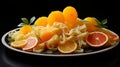 Japanese-inspired Citrus Bowl With Pasta And Oranges