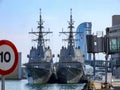 Japanese Isoyuki and Shirayuki military ships
