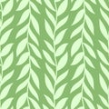 Japanese Ivy Line Vector Seamless Pattern