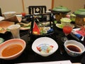 Japanese Kaiseki Cuisine Royalty Free Stock Photo