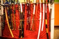 Japanese Katana Swords at the Festival of the Orient in Rome Italy