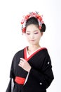 japanese kimono girl Royalty Free Stock Photo