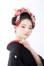 japanese kimono girl Royalty Free Stock Photo