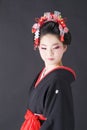 japanese kimono girl Royalty Free Stock Photo