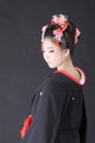 Japanese kimono girl Royalty Free Stock Photo