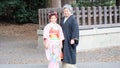 Kimono girl and woman portrait