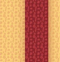 Japanese kimono pattern vertical banner