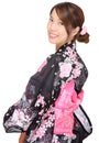 Japanese kimono woman Royalty Free Stock Photo