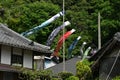 Japanese \'Koinobori\' ( Carp streamer ) .