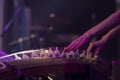 Japanese Koto player performs during on the music fall Royalty Free Stock Photo