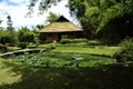 Japanese lake house