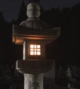 Japanese lantern in the night