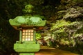 Japanese lanterns made of stone Royalty Free Stock Photo