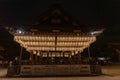 Japanese lanterns at night Royalty Free Stock Photo