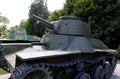 Japanese light assault tank Type 4 Ke-Nu in the museum of military equipment on Poklonnaya Hill in Moscow