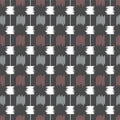 Japanese Line Checkered Vector Seamless Pattern