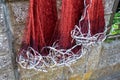 Japanese lobster fishermen nets