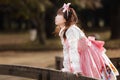 Japanese lolita cosplay Royalty Free Stock Photo