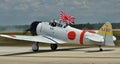 Japanese A6M Zero Fighter Plane Royalty Free Stock Photo