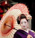 Japanese maiko Royalty Free Stock Photo