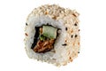 Japanese Maki rolls. White sesame, tuna