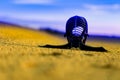 Japanese martial art Kendo, the helmet Royalty Free Stock Photo