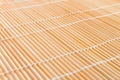 Japanese mat, texture to make sushi Royalty Free Stock Photo