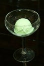 Japanese matcha green tea ice cream for dessert Royalty Free Stock Photo