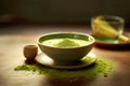 Japanese matcha tea for discerning palates Royalty Free Stock Photo