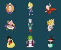 Dragon Ball vector illustration poster template