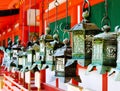 Japanese metal lanterns