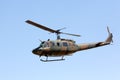 Japanese military helicopter in flight