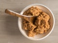 Japanese miso paste Royalty Free Stock Photo