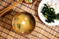 Japanese miso soup