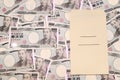 Japanese money and salary envelope Royalty Free Stock Photo