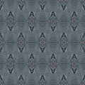 Japanese Motif Diamond Vector Seamless Pattern Royalty Free Stock Photo