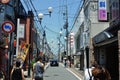 Japanese narrow shopping street