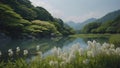 japanese nature, japanese nature scenery, nature in spring, green nature