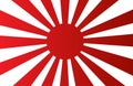 Japanese navy flag, Vector illustration