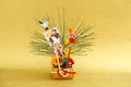 Japanese New Year decoration Royalty Free Stock Photo