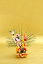 Japanese New Year decoration Royalty Free Stock Photo