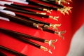 Japanese New Years ceremonial notched arrows
